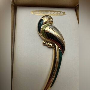 Liz Claiborne Vintage Parrot Brooch in Original Box